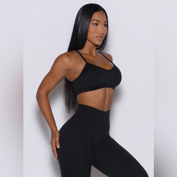 Bombshell Diamond Sports Bra Black BNWT Size Medium - Picture 5 of 10